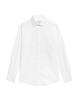M&S Collection Slim Fit Ultimate Non Iron Cotton Shirt White £40