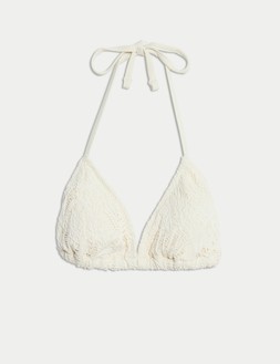 M&S JAQUARD BIKINI TOP £35
