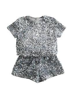 M&S Sequin Top & Bottoms Outfit (2-10 Yrs) £30
