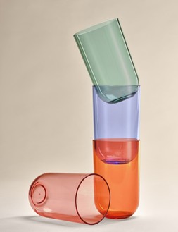 M&S Set of 4 Rounded Picnic Hi Ball Glasses £8