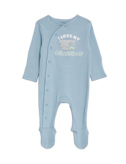 M&S Baby Grandad sleepsuit &pound;10
