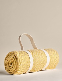 M&S Boho Herringbone Foldaway Picnic Blanket £14