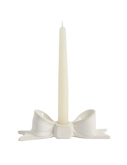M&S Ceramic Bow Dinner Candle Holder £5