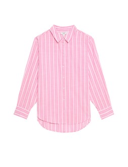 M&S Collection Pure Cotton Striped Collared Shirt £25