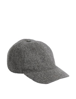 M&S COLLECTION Pure Wool Herringbone Baseball Cap &pound;18