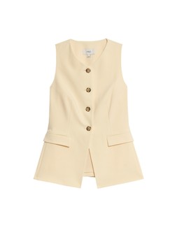M&S Collection Tailored Single Breasted Longline Waistcoat £45