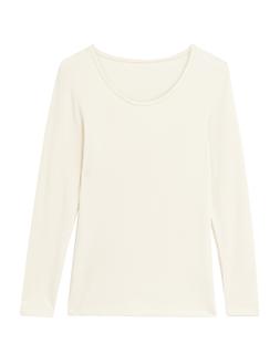 M&S Cream Thermal Tee £16