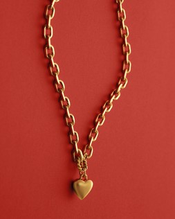 M&S Heart Chain Necklace