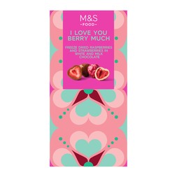 M&S I Love You Berry Much Chocolate Coated Berries £5.50 / 100g