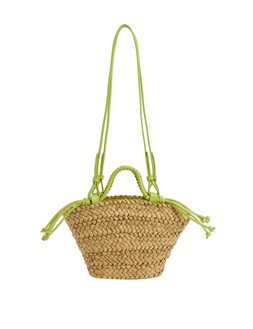 M&S Lime Mini Basket Bag £39.50