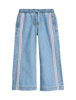 M&S Pure Cotton Denim Side Stripe Jeans (2-16 Yrs) £18-£20