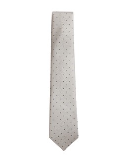M&S SARTORIAL Pure Silk Polka Dot Tie Champagne £25