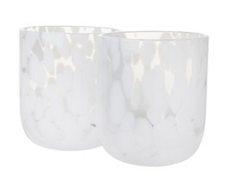 M&S Set of 2 Speckled Tumbler Glasses £12