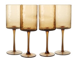 M&S Set of Four Casual Hammered Wine Glasses £20 (2)