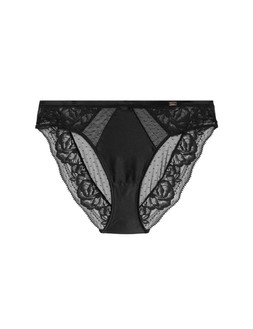 M&S Silk and Lace High Leg Knickers £15