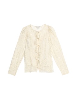 M&S The Edit Ivory Tie Up Blouse £39.50