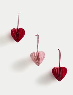 M&S Valentine's Paper Hearts 2 Pck £8