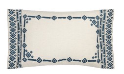 M&S X Fired Earth Embroidered Bolster Cushion £35