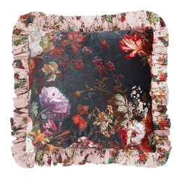 M&S X National Gallery Velvet Ruffle Cushion £25